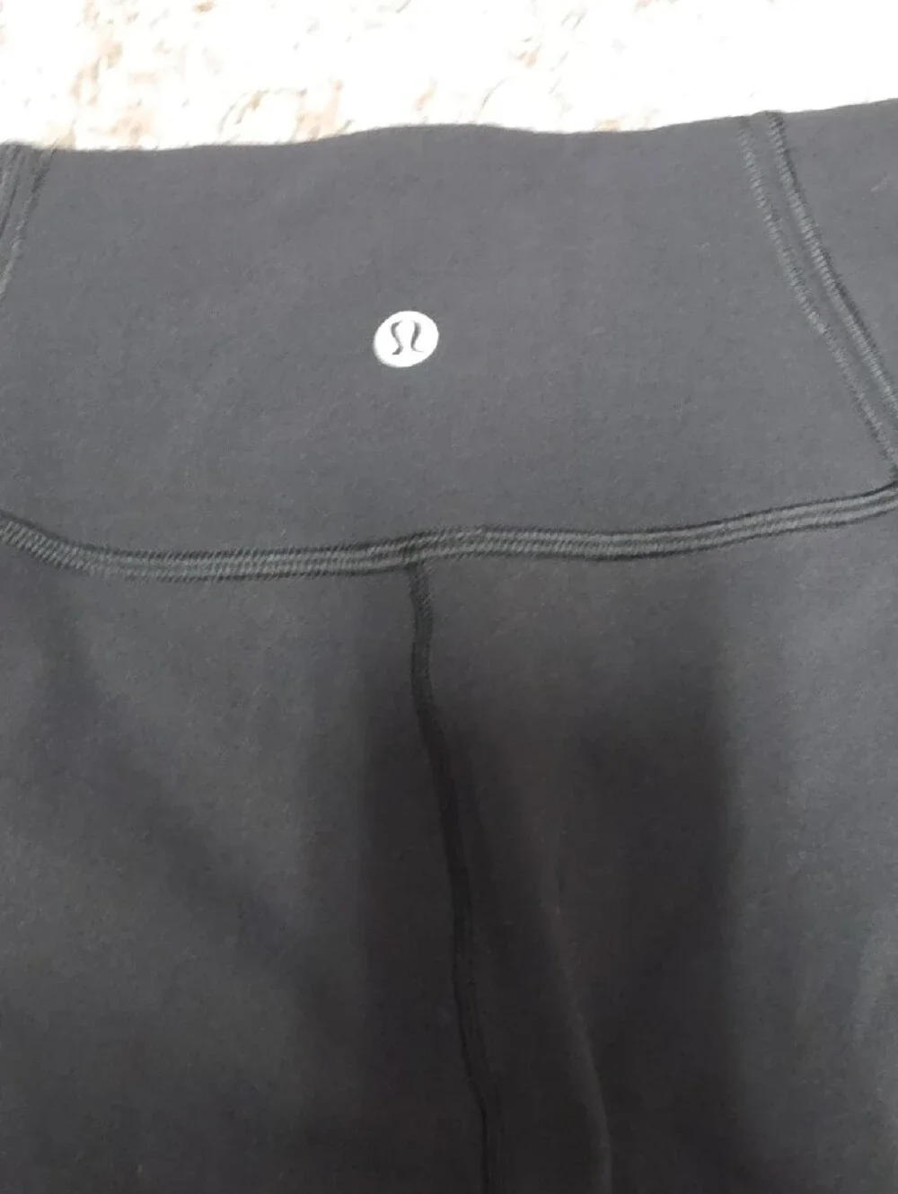 lululemon athletica Black Kids Capri Leggings with Side Detail